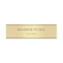 Elegant Gold Look Modern Professional Template Name Tag