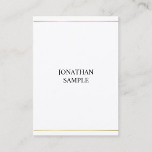 Elegant Gold Look Sleek Design Professional Luxury Business Card