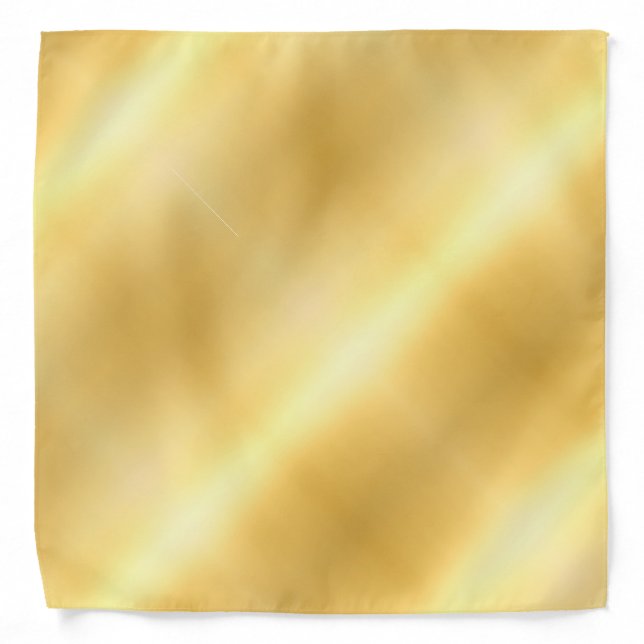 Elegant Gold Look Template Trendy Glamour Bandana (Front)