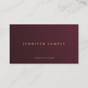 Elegant Gold Look Text Premium Thick Luxury Business Card