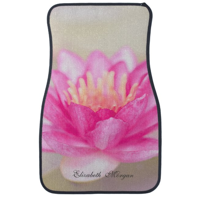 Elegant Gold,Lotus, Yoga  Car Floor Mat (Front)