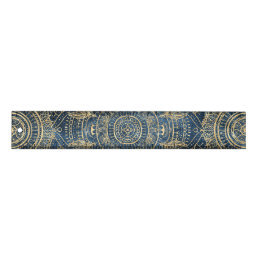 Elegant Gold Mandala Blue Whimsy Design Ruler