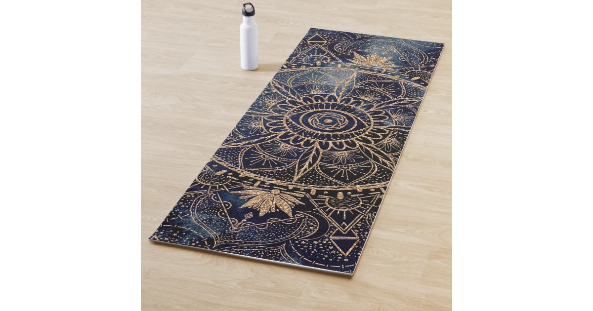 YOGA MAT UNDER THE NEON SUN