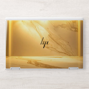 Elegant Gold Marble HP Laptop Skin