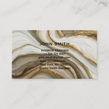 Elegant Gold Marble Interior Designer Business