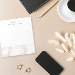 Elegant Gold Marble Monogram From the Desk of Notepad<br><div class="desc">Custom-designed notepad featuring elegant gold marble design with personalized name.</div>