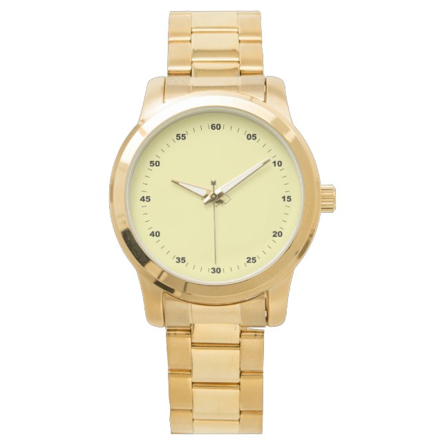 Elegant Gold Men's  Watch (Front)