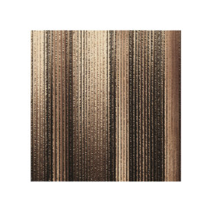 Elegant Gold Metal: 3D Luxurious Render Wood Wall Art