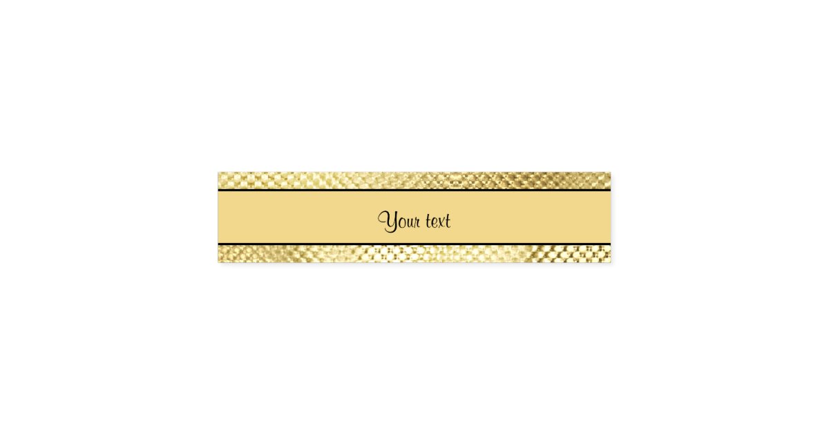 Elegant Gold Napkin Bands Zazzle