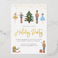 Elegant Gold | Nutcracker Christmas Holiday Party