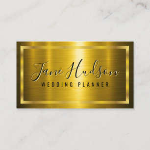 Elegant Gold on Gold Business Card 3.5X2.0