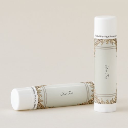 Elegant Gold Ornate Lip Balm