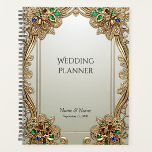 Elegant Gold Ornate Planner