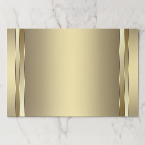 Elegant Gold Party Paper Placemats