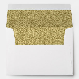 Elegant Gold Pattern Envelope