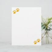 Elegant Gold Paws (Standing Front)