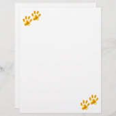 Elegant Gold Paws (Front/Back)