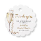 Elegant Gold Pearls and Prosecco Bridal Shower