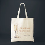 Elegant Gold Pearls and Prosecco Bridal Shower Tote Bag<br><div class="desc">The "Elegant Gold Pearls and Prosecco Bridal Shower Tote Bag" is a luxurious accessory that adds a touch of sophistication to any bridal celebration. Adorned with elegant designs inspired by gold pearls and the effervescence of Prosecco, this tote bag is both stylish and functional. Whether used to carry essentials for...</div>