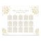 Elegant Gold Peony Floral Wedding Seating