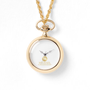Elegant Gold Personalized Groomsmen Watch