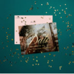 Elegant Gold Photo Save the Date Foil Invitation Postcard<br><div class="desc">Real foil save the date with text over photo. Edit backer as desired for use with or without an envelope</div>