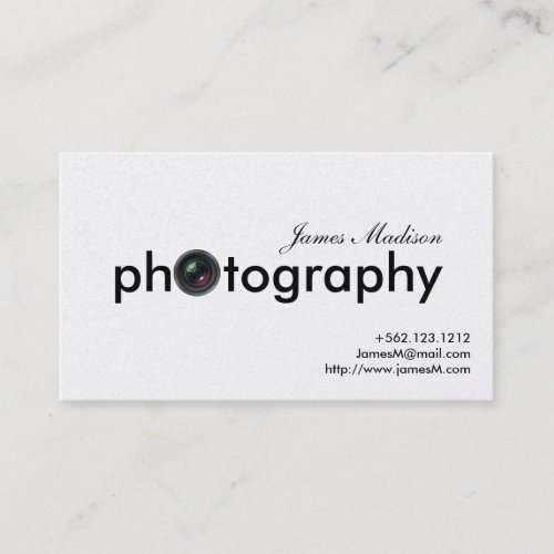 Elegant Gold Photogrpahy Business cards with QR