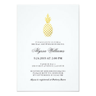 Hawaiian Bridal Shower Invitations & Announcements | Zazzle