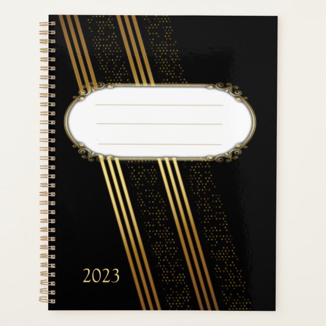 Elegant gold planner (Front)