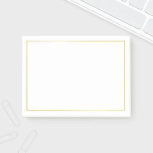 Elegant Gold Post-it Notes