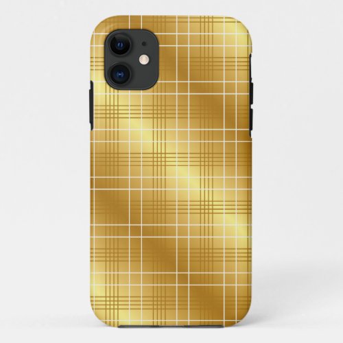 Elegant Gold Print iPhone Case