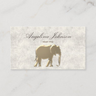 Elegant Gold Professional Business Card