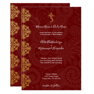 Indian wedding invitation pdf