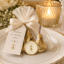 Elegant Gold Religious Catholic Wedding Rings