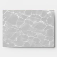 5x7 Black outside and Gold Inside Envelope, Zazzle