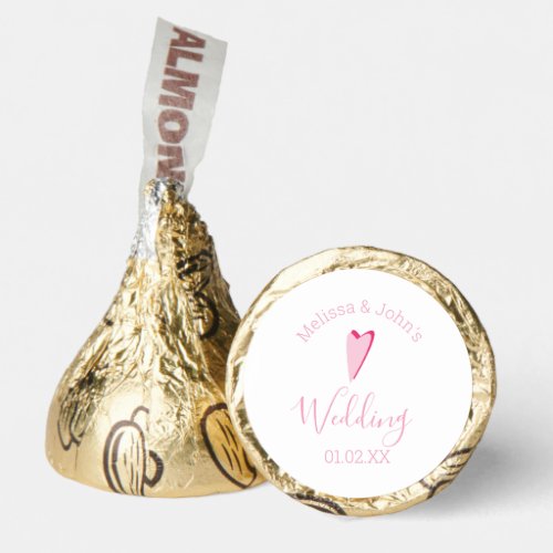 Elegant Gold Ring Wedding Pink Hershey Kisses Hersheys Kisses