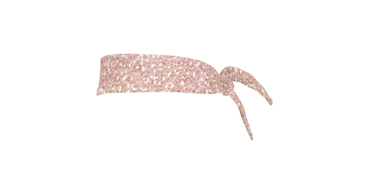 sparkly rose gold tie