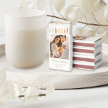 Elegant Gold Script Custom Wedding Photo Matchboxes<br><div class="desc">Elegant custom matchbox wedding favors feature a photo of the couple - perfect for an engagement portrait - with with modern and minimal "The Perfect Match" calligraphy script text, heart accents, and custom monogram of the married couple's name and wedding date in simple stylish text that can be personalized. Gold...</div>