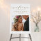 Elegant Gold Script Photo Wedding Welcome