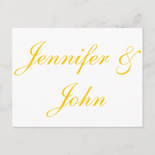 Elegant Gold Script Wedding Thank You Cards