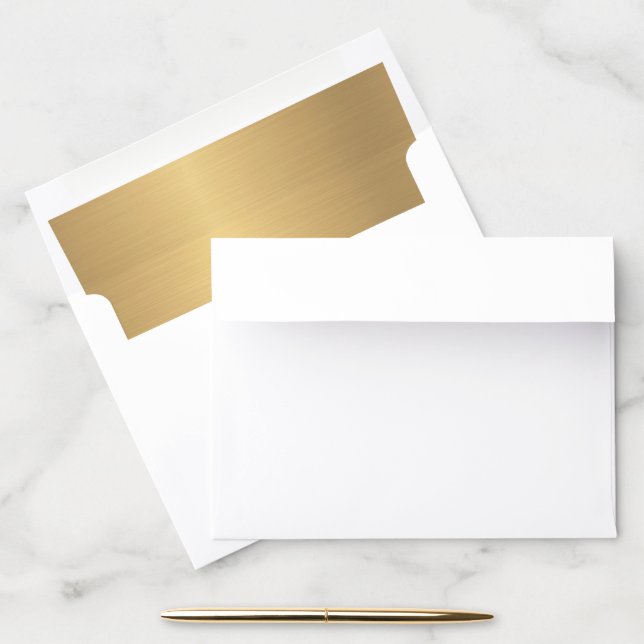 Elegant Gold Sheen Shimmer Envelope Liner (Desk)