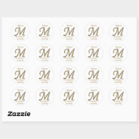 MM Monogram or MM Logo Stickers