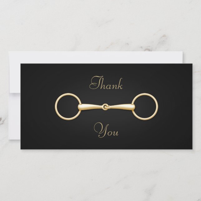 Elegant Gold Snaffle Bit Custom Equestrian (Front)