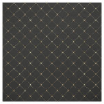 Elegant Gold Square Pattern Fabric