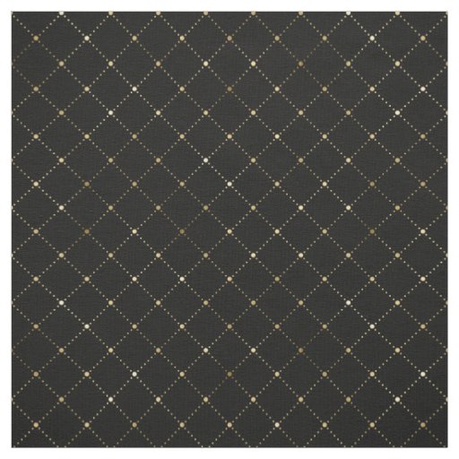 Elegant Gold Square Pattern Fabric