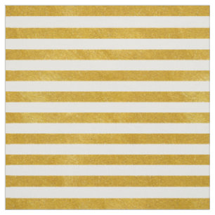Elegant Gold Stripe -Custom Your Color- Fabric
