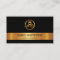 Elegant Gold Stripe Gold Chauffeur Logo Driver
