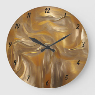 Elegant Gold Stylish Large Clock