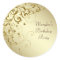 Elegant Gold Swirl Stickers