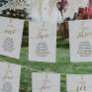 Elegant Gold Table Number 2 Seating Chart